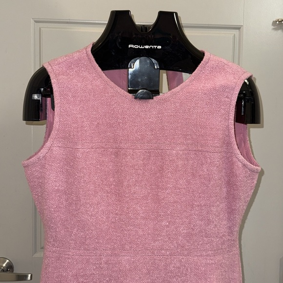 🎉 Kate Spade Fluted Boucle Pink Dress Size 8 - Picture 2 of 4